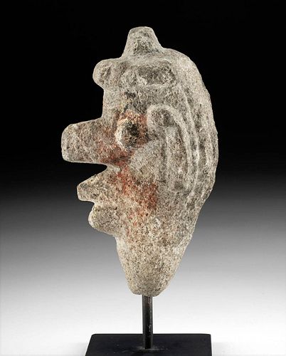 FINE AZTEC BASALT EFFIGY OF DEITY