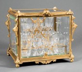 FINE BACCARAT GILT BRONZE-MOUN