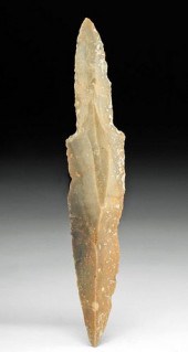 FINE BELIZE MAYA CHERT CEREMON