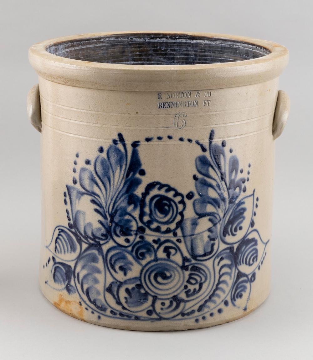 FINE BENNINGTON, VERMONT SIX-GALLON