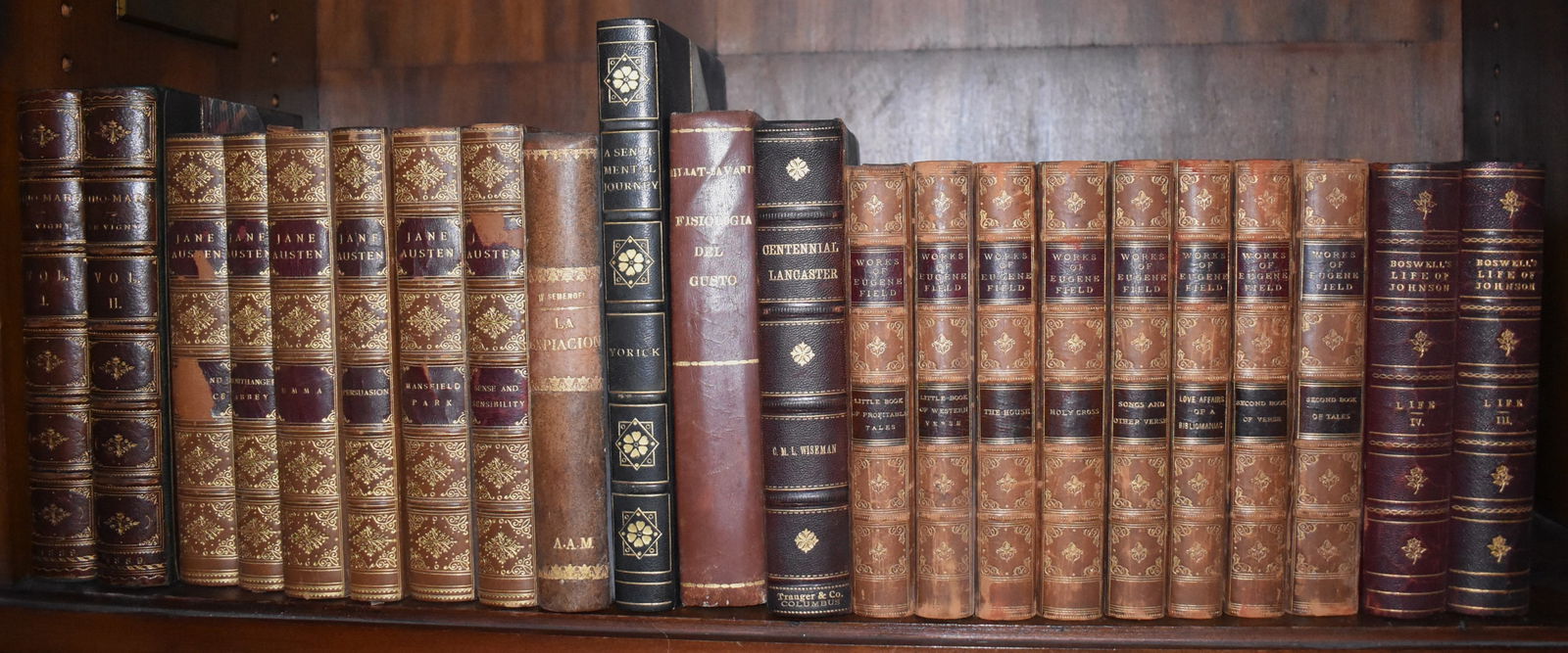 FINE BINDINGS: 22 VOLUMES LEATHER