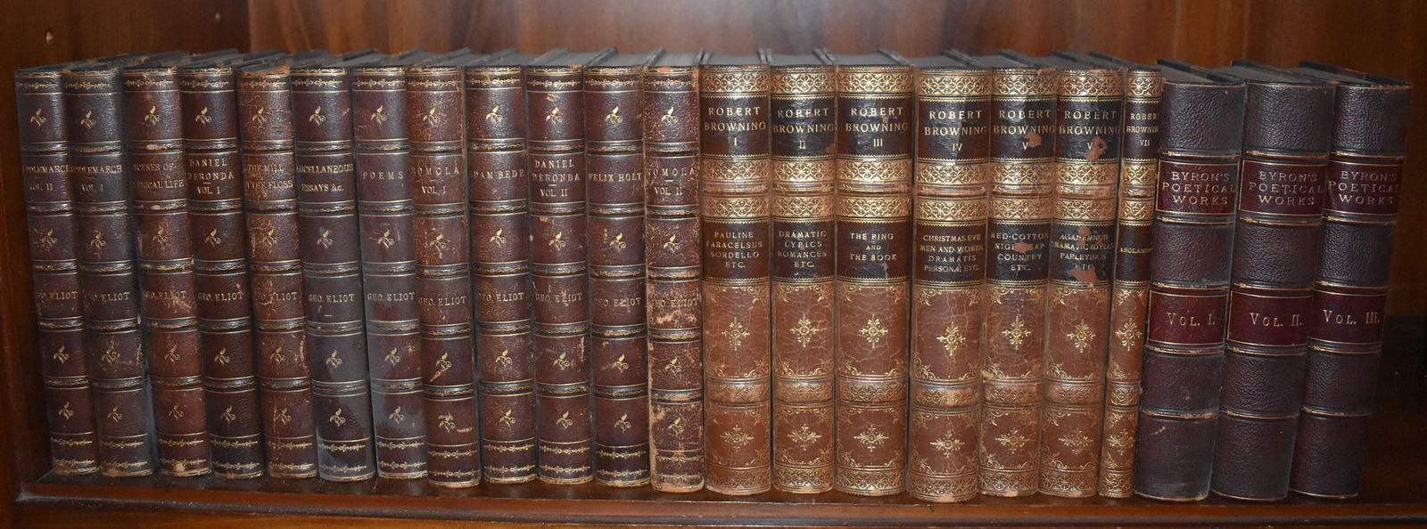 FINE BINDINGS: 24 VOLUMES BROWN