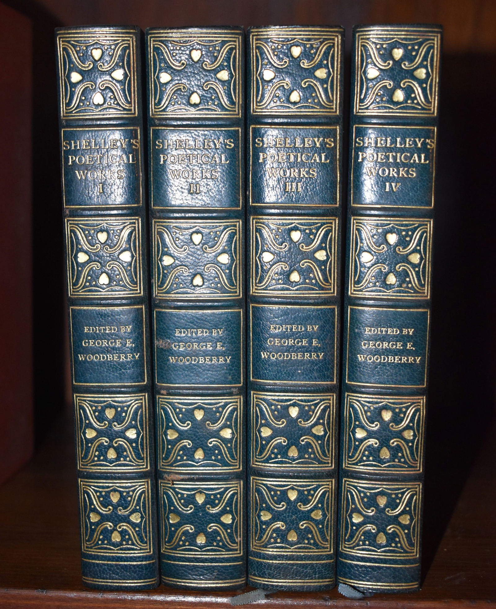FINE BINDINGS: "SHELLY'S POETICAL