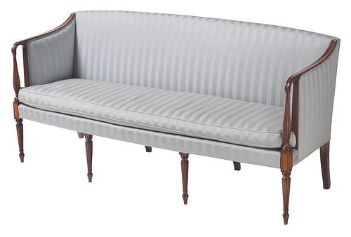 FINE BOSTON FEDERAL INLAID MAHOGANY