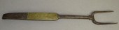 FINE BRASS INLAY TWO-PRONG HAN