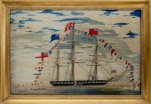 FINE BRITISH SAILOR'S WOOLWORK