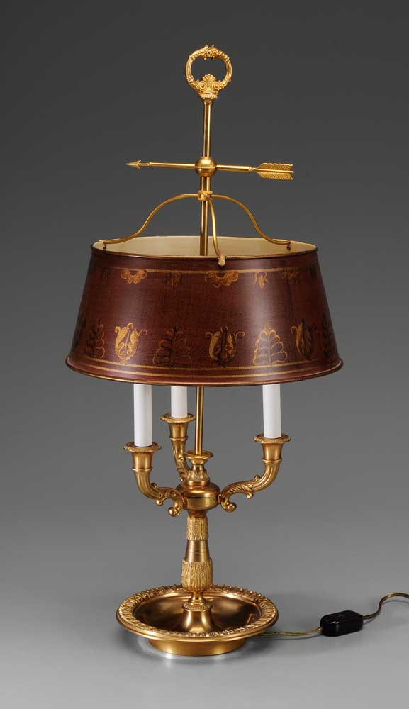 Fine Bronze Bouillotte Lamp