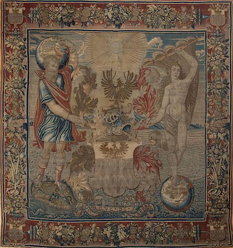 FINE BRUSSELS ARMORIAL