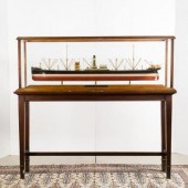 FINE BUILDER'S STEAMSHIP MODEL