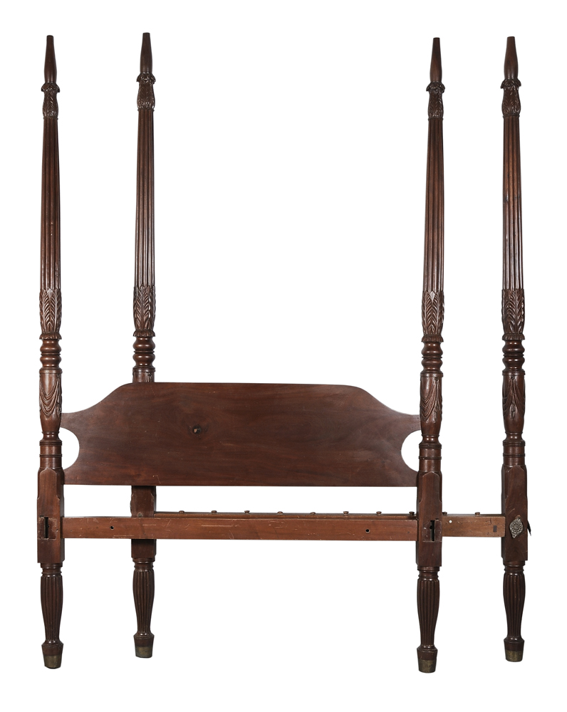 Fine Carved Mahogany Four-Poster