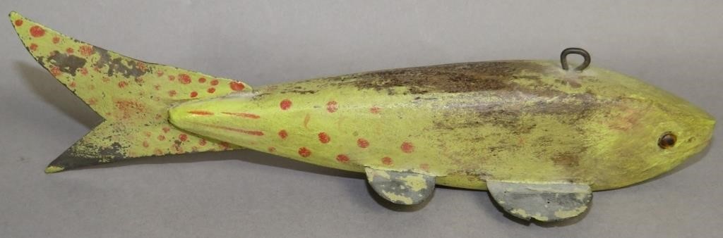 FINE CARVED & POLYCHROME PAINTED