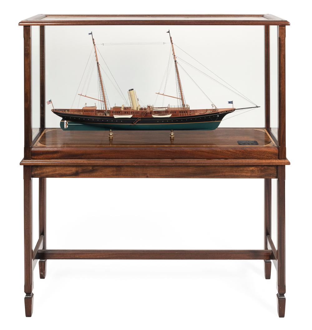 FINE CASED MODEL OF J. PIERPONT