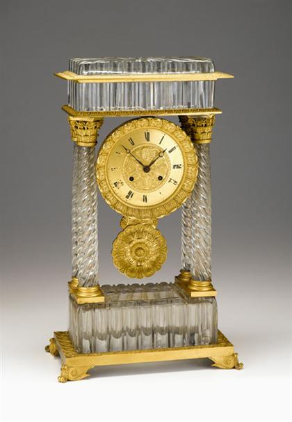 Fine Charles X cut glass and ormulu
