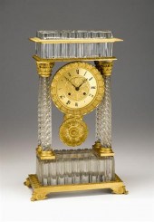Fine Charles X cut glass and o