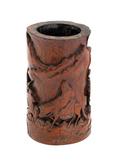 Fine Chinese Bamboo brush pot,