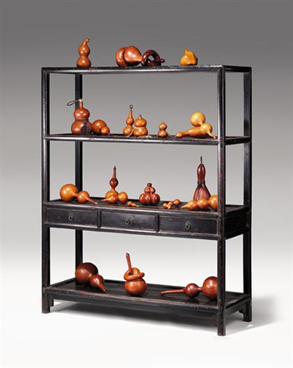 Fine Chinese black lacquered