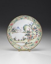 Fine Chinese Canton enamel pla