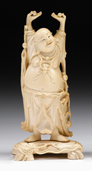 Fine Chinese elephant ivory carving