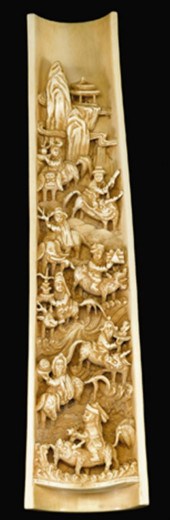 Fine Chinese elephant ivory wr