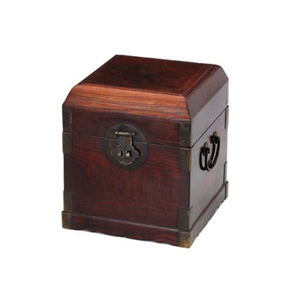 Fine Chinese huanghuali and brass
