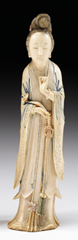 Fine Chinese polychrome decorated