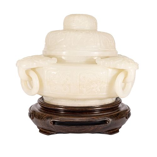 FINE CHINESE WHITE JADE BUTTERFLIES