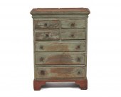 FINE CHIPPENDALE PAINTED-DECOR