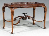 Fine Chippendale silver table,