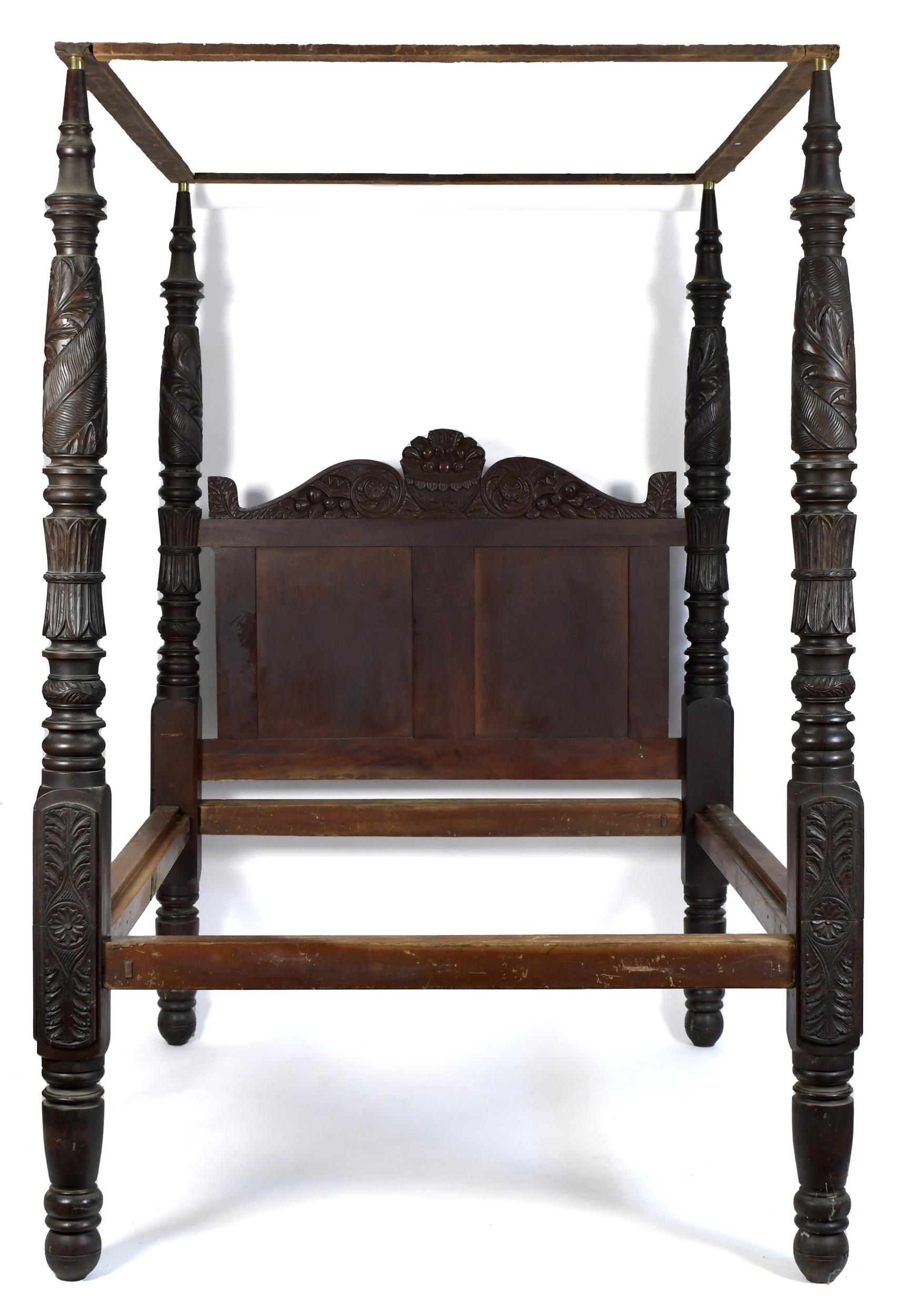 FINE CLASSICAL CARVED PLANTATION