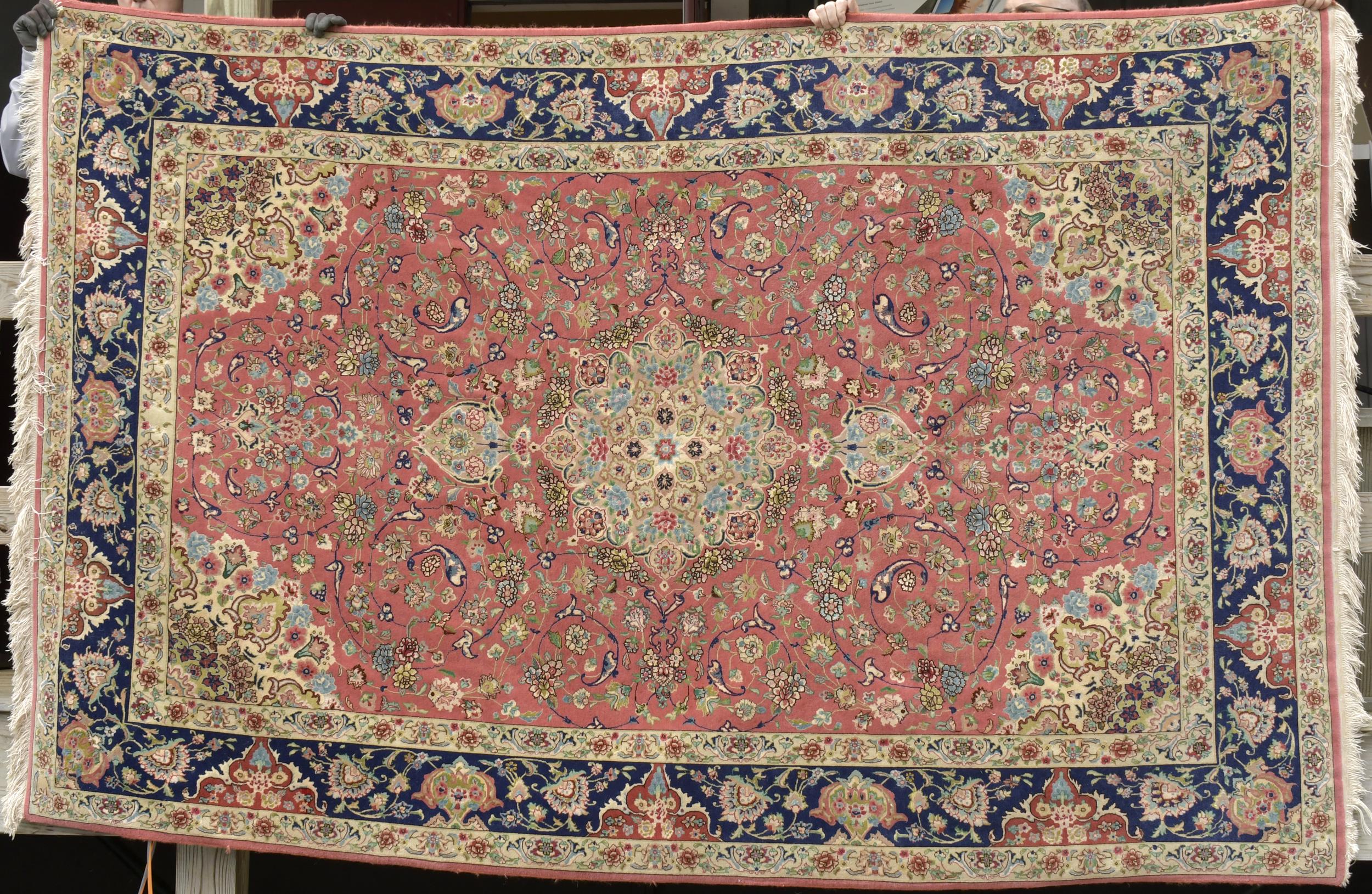 FINE CONTEMPORARY PERSIAN AREA RUG,