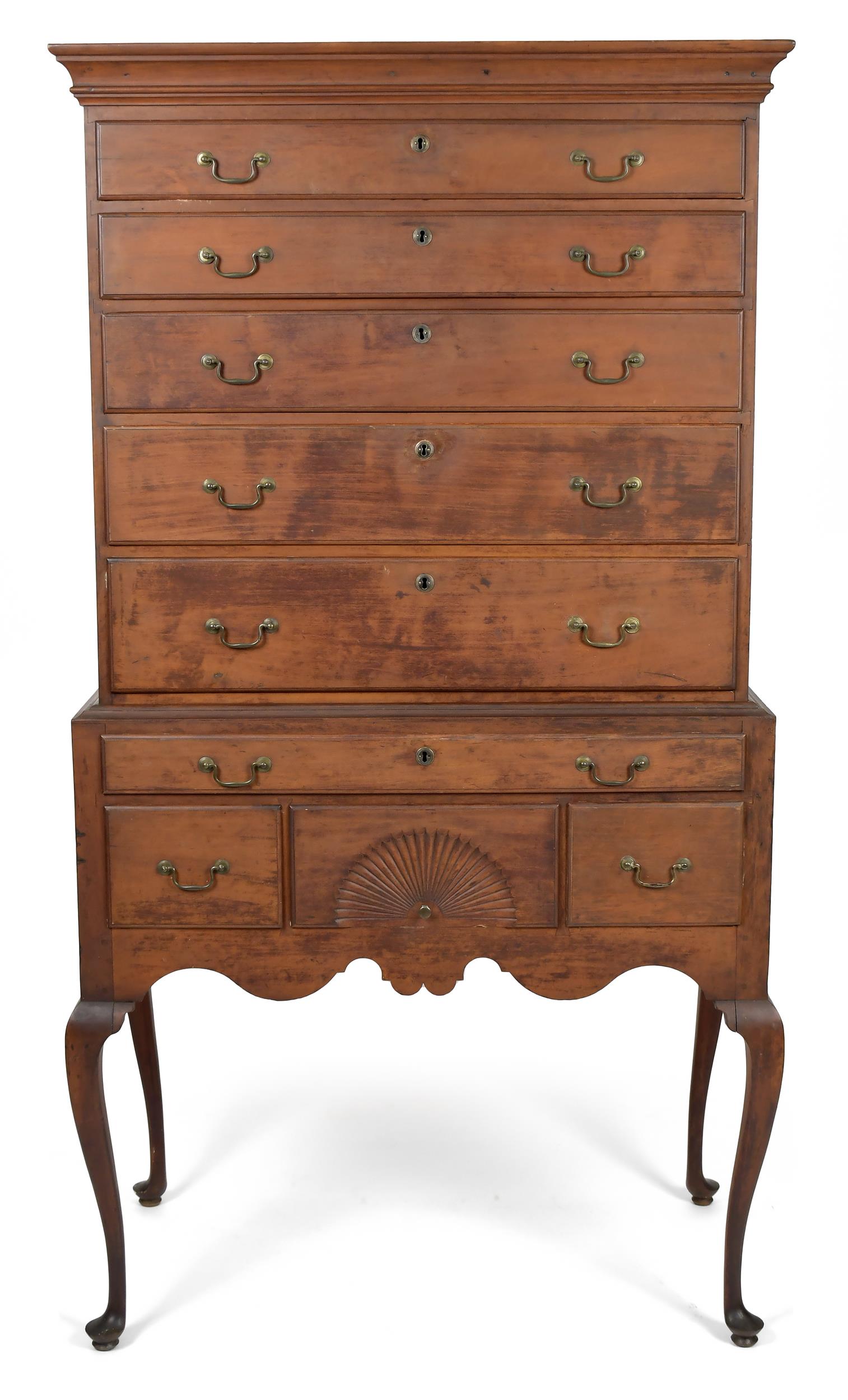 FINE CT CHERRY Q.A. HIGHBOY CA
