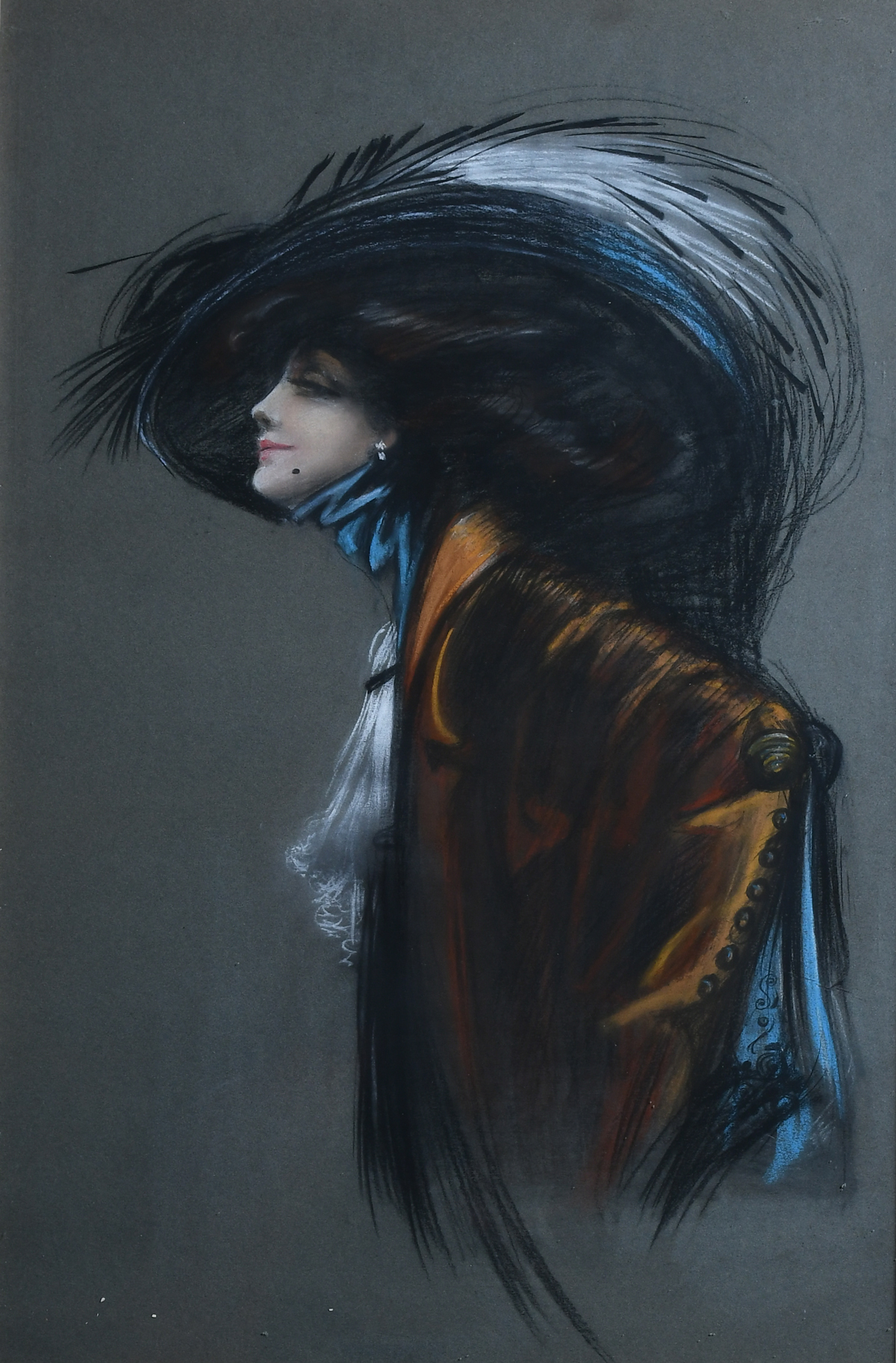 FINE DECO-ERA PASTEL ATTRIBUTED