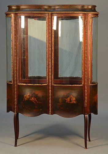 FINE DOUBLE DOOR CURVED GLASS