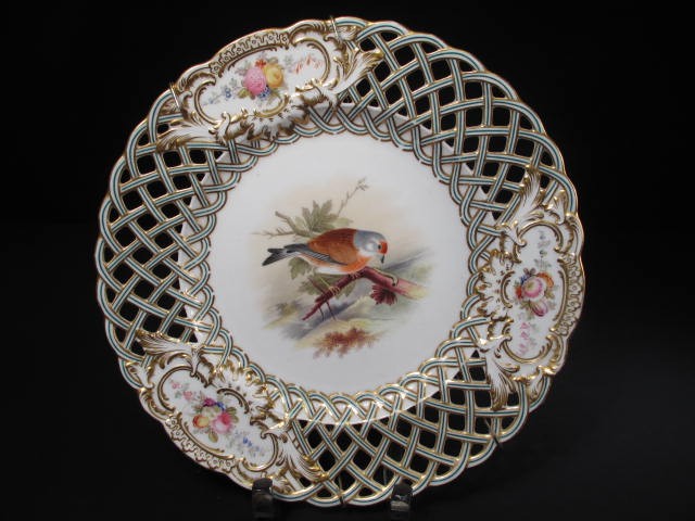 Fine Dresden reticulated china