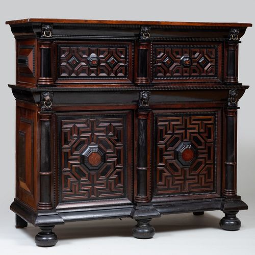 FINE DUTCH BAROQUE WALNUT, EBONIZED