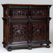 FINE DUTCH BAROQUE WALNUT, EBO