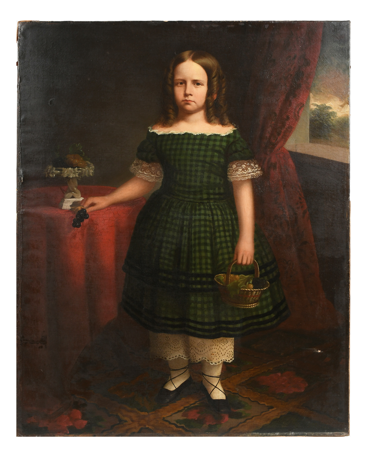 FINE EARLY PORTRAIT PAINTING OF A