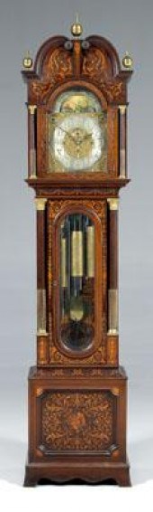 Fine Elliott inlaid tall case