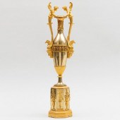 FINE EMPIRE ORMOLU TWO HANDLED