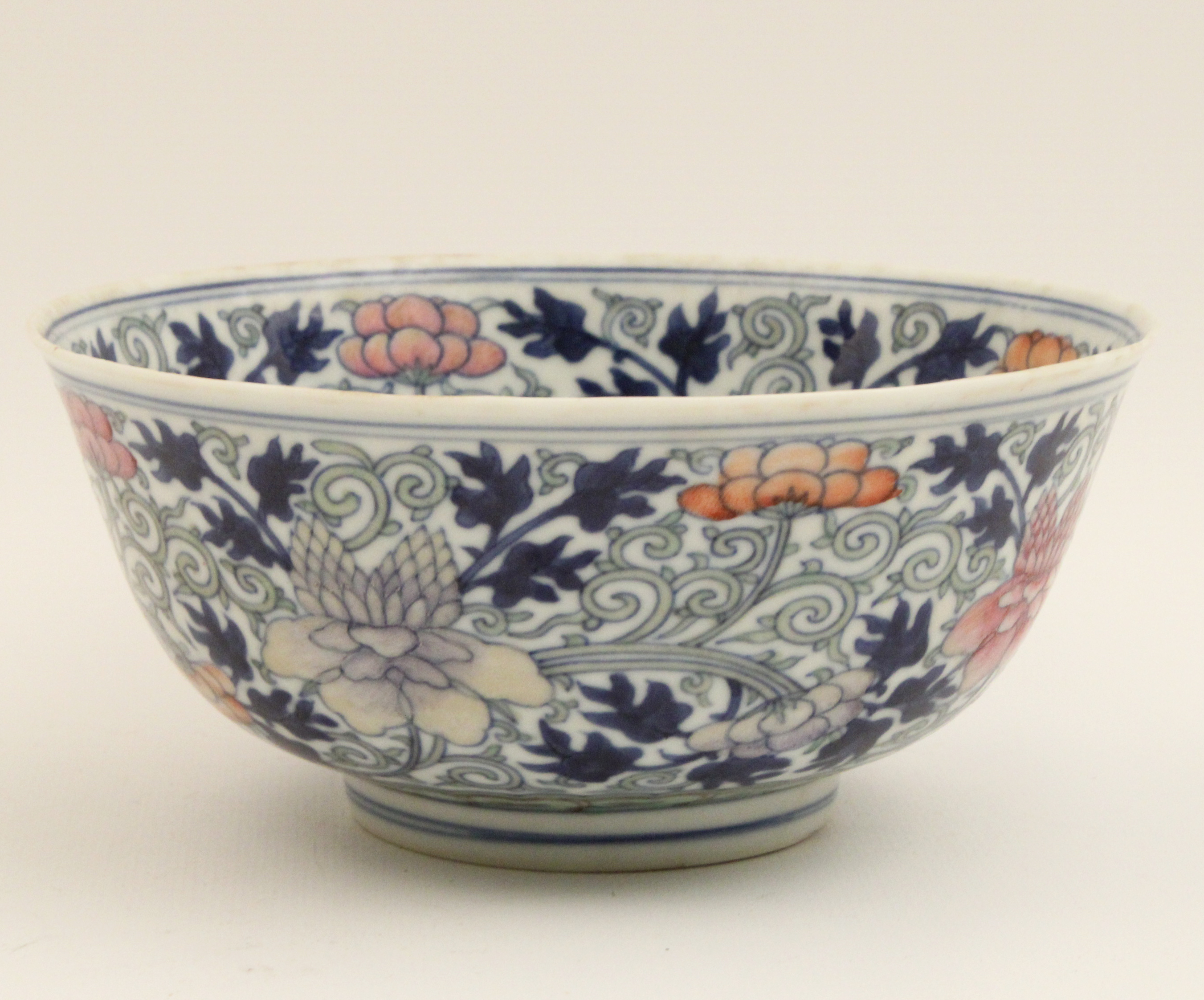 FINE ENAMELED QING DYNASTY 6.5"