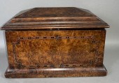 FINE ENGLISH BURL VENEER TEA C