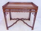 FINE ENGLISH CHIPPENDALE MAHOG
