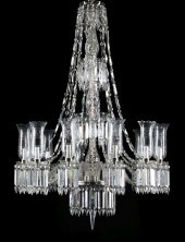 Fine English Cut Glass Tiered