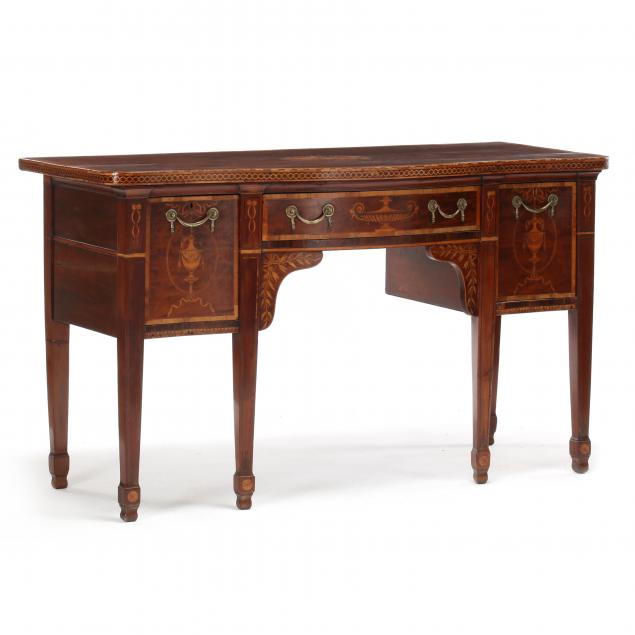 FINE ENGLISH HEPPLEWHITE INLAID