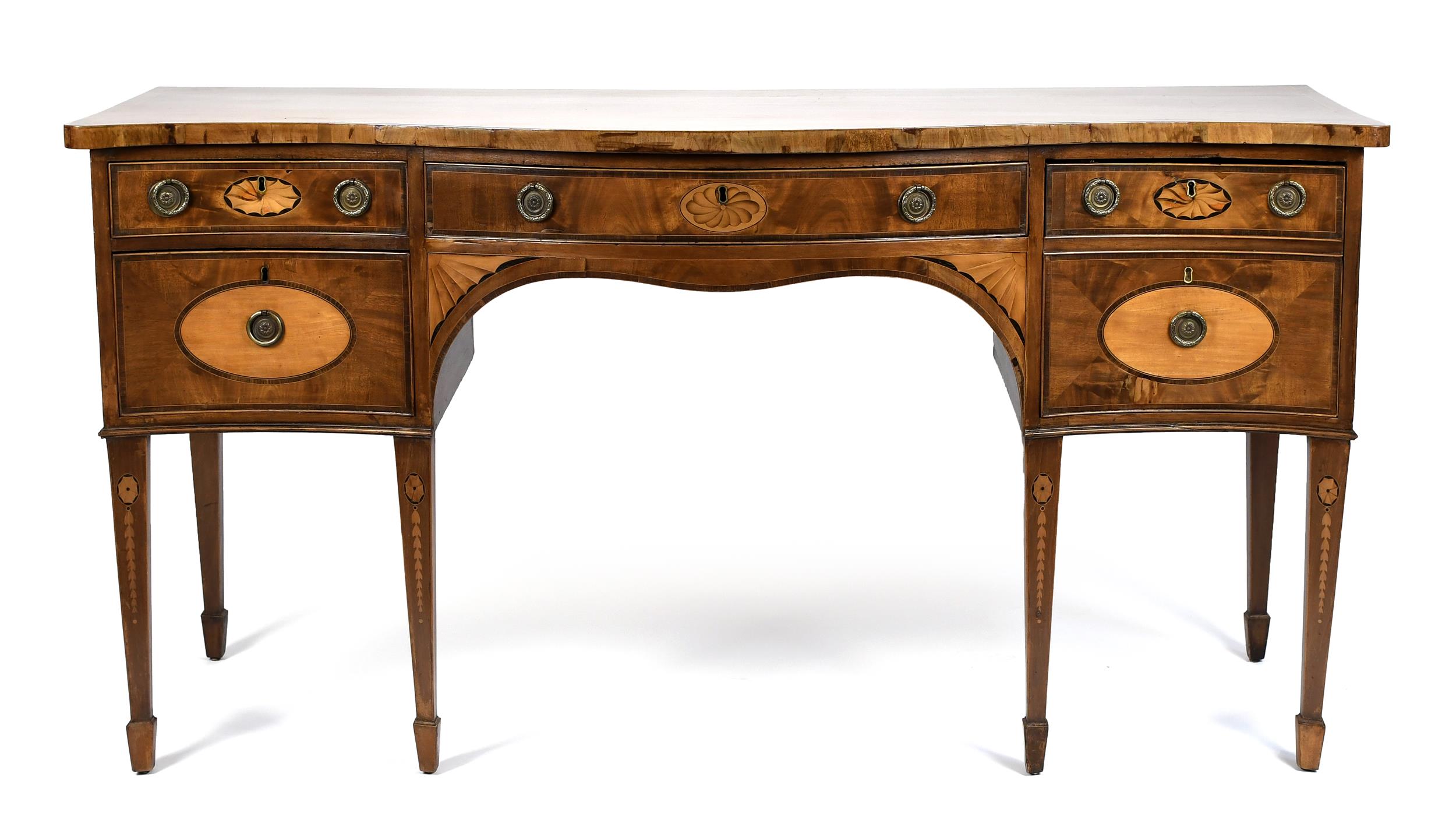 FINE ENGLISH HEPPLEWHITE INLAID