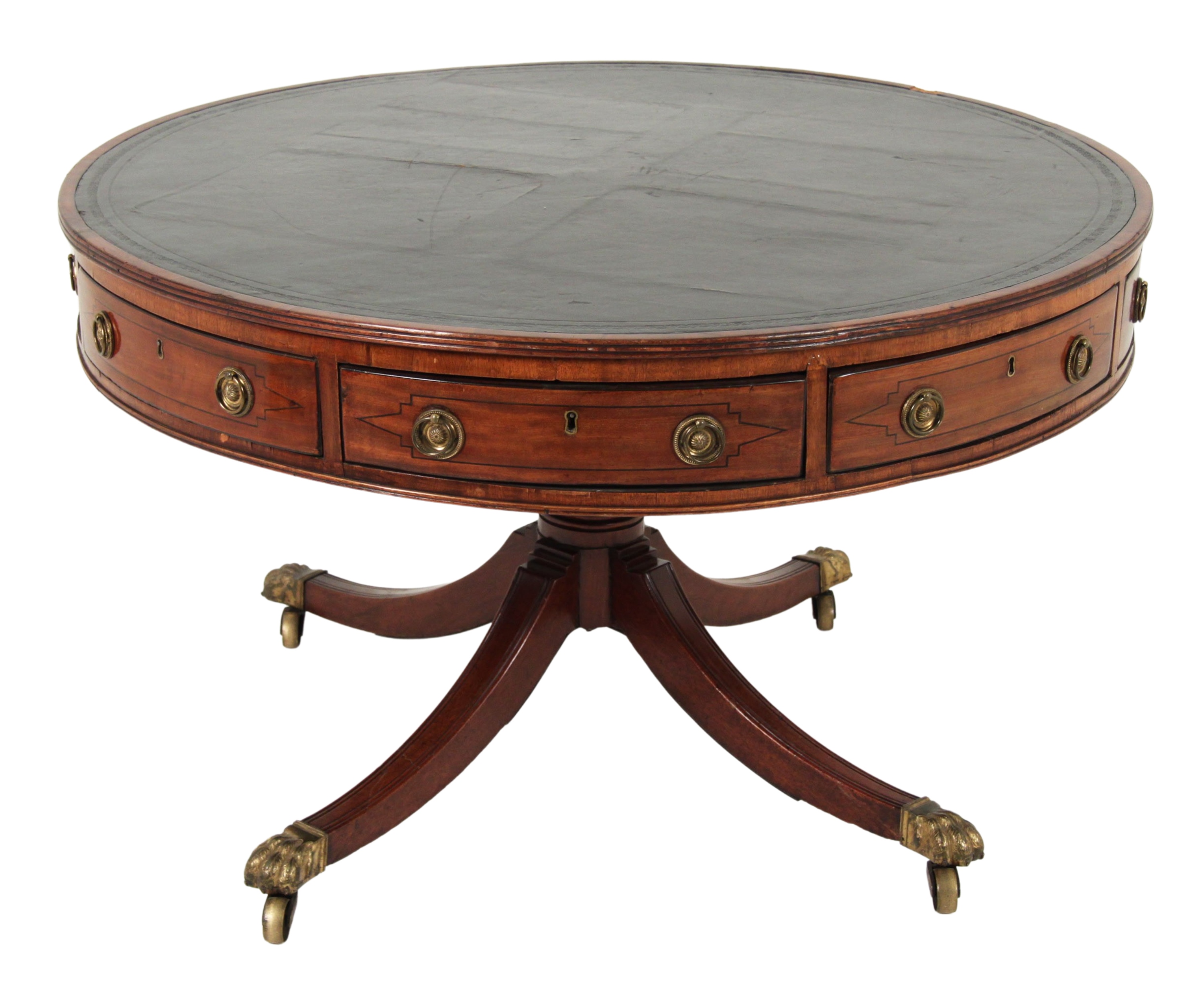 FINE ENGLISH MAHOGANY RENT TABLE