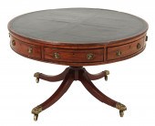 FINE ENGLISH MAHOGANY RENT TAB