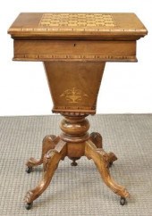 FINE ENGLISH MARQUETRY GAMES T