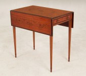 FINE ENGLISH SATINWOOD INLAID