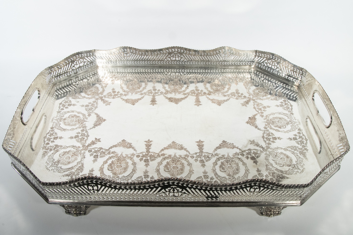 FINE ENGLISH SHEFFIELD SILVER ON